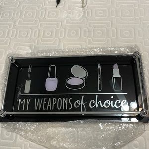 Vanity Makeup Perfume Holder Elle Decor New